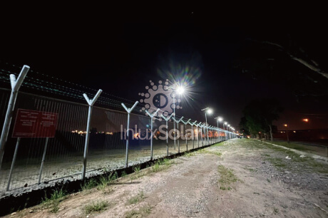 Solar lights for Petroleum Industrial Area in Malaysia