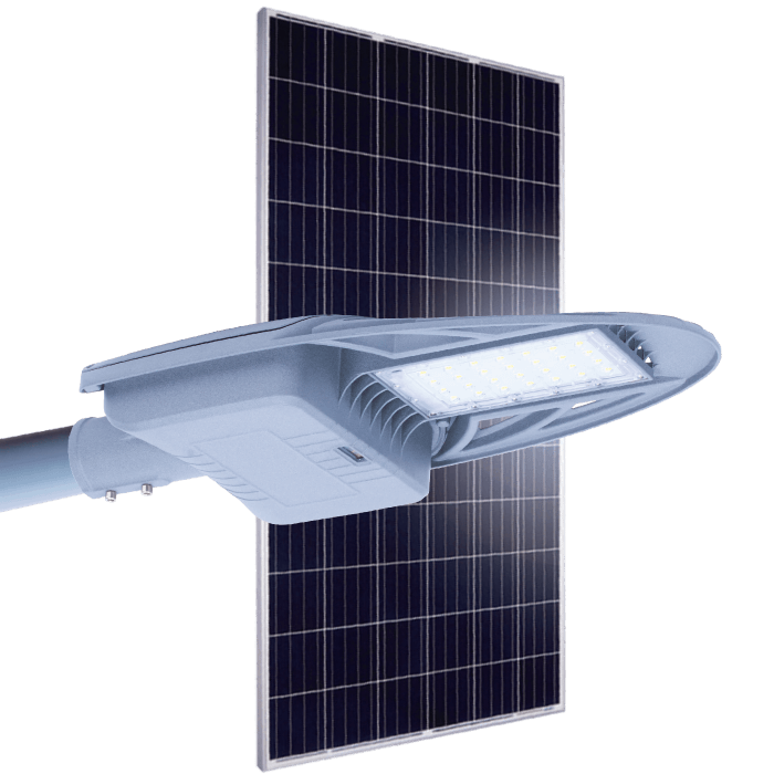 highway 20W solar road light with pole and battery