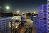 Solar Street Lights in Open Warehouse