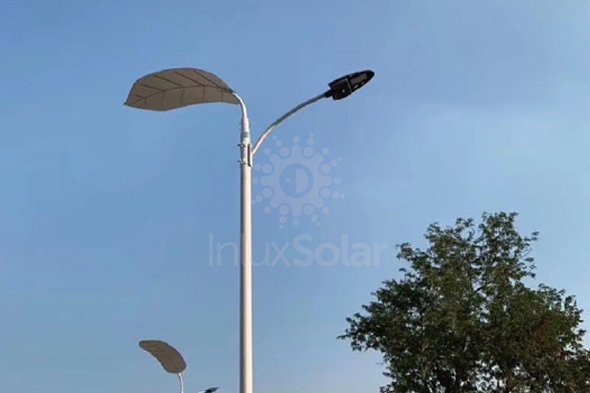 Aesthetic customized solar street light
